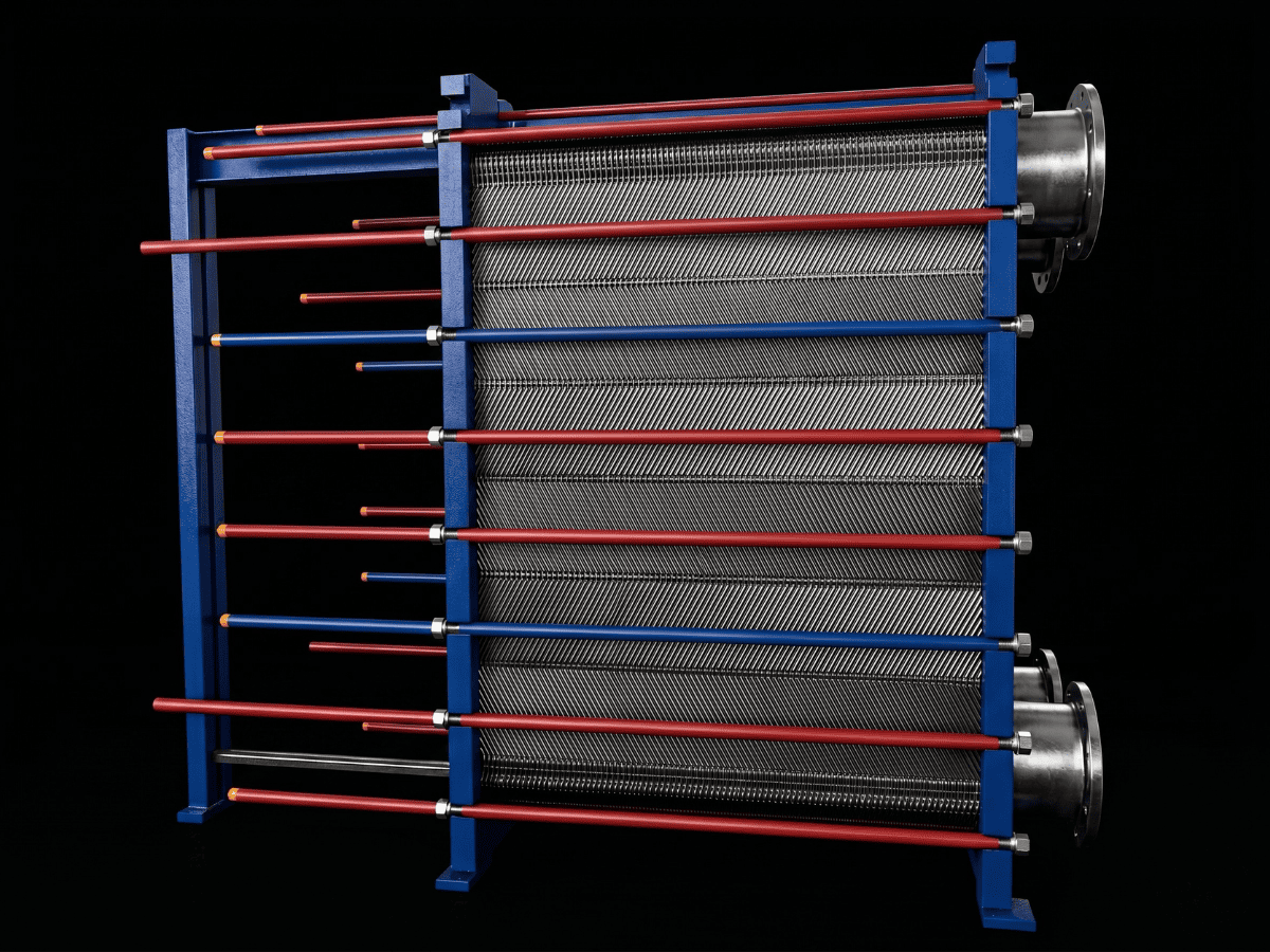 High-efficiency BR series gasketed plate heat exchanger with CCS Marine Certification.