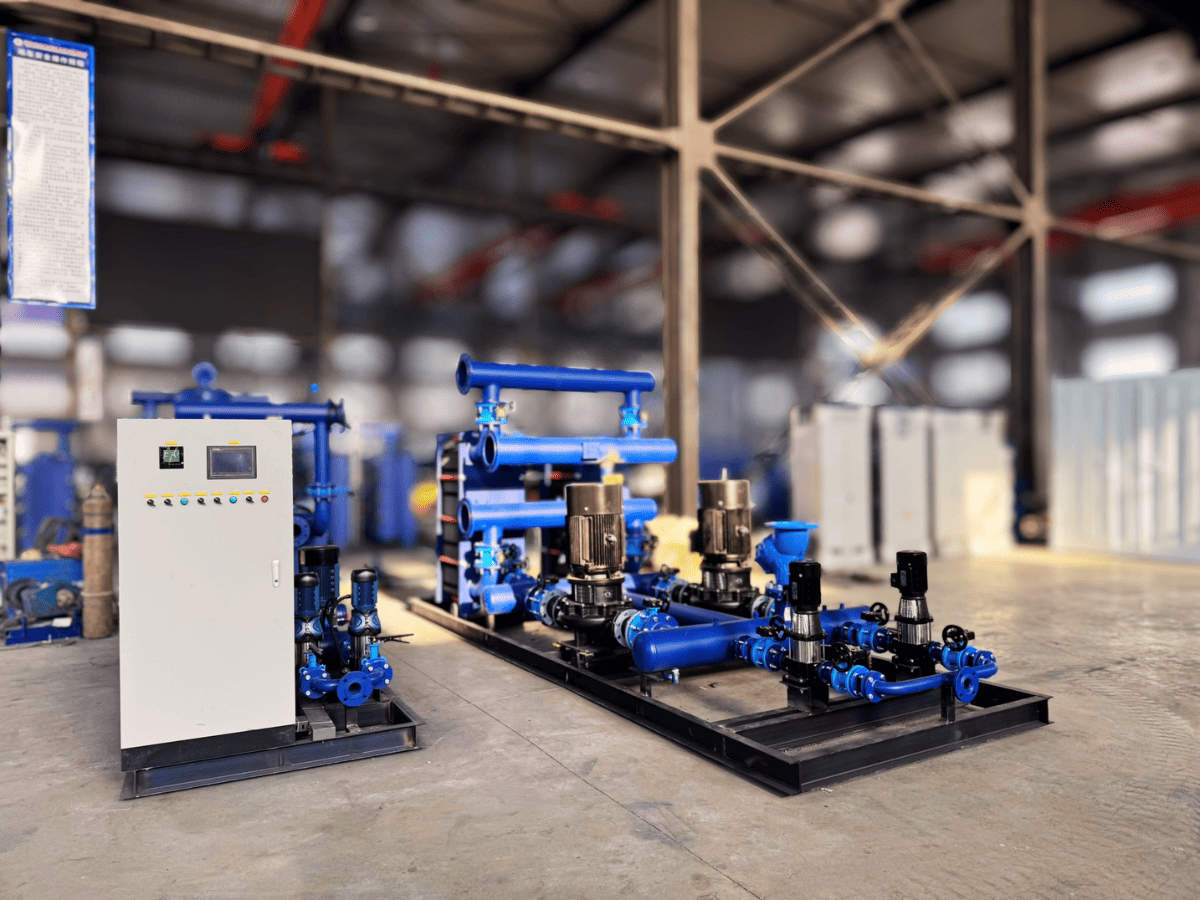 Automated Steam-to-Water and Water-to-Water Heat Exchange Systems