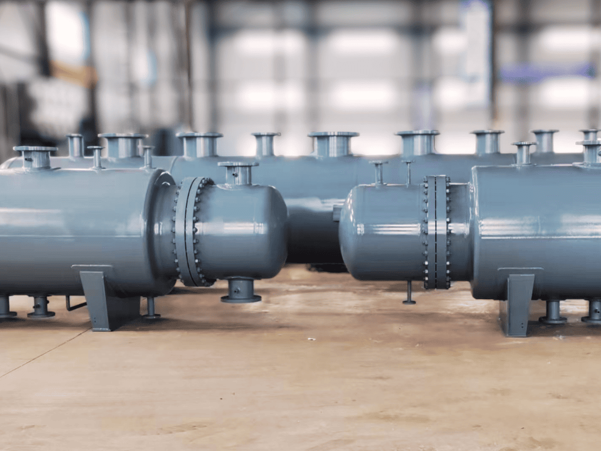 Heating Network Heater and Steam Manifold System Components