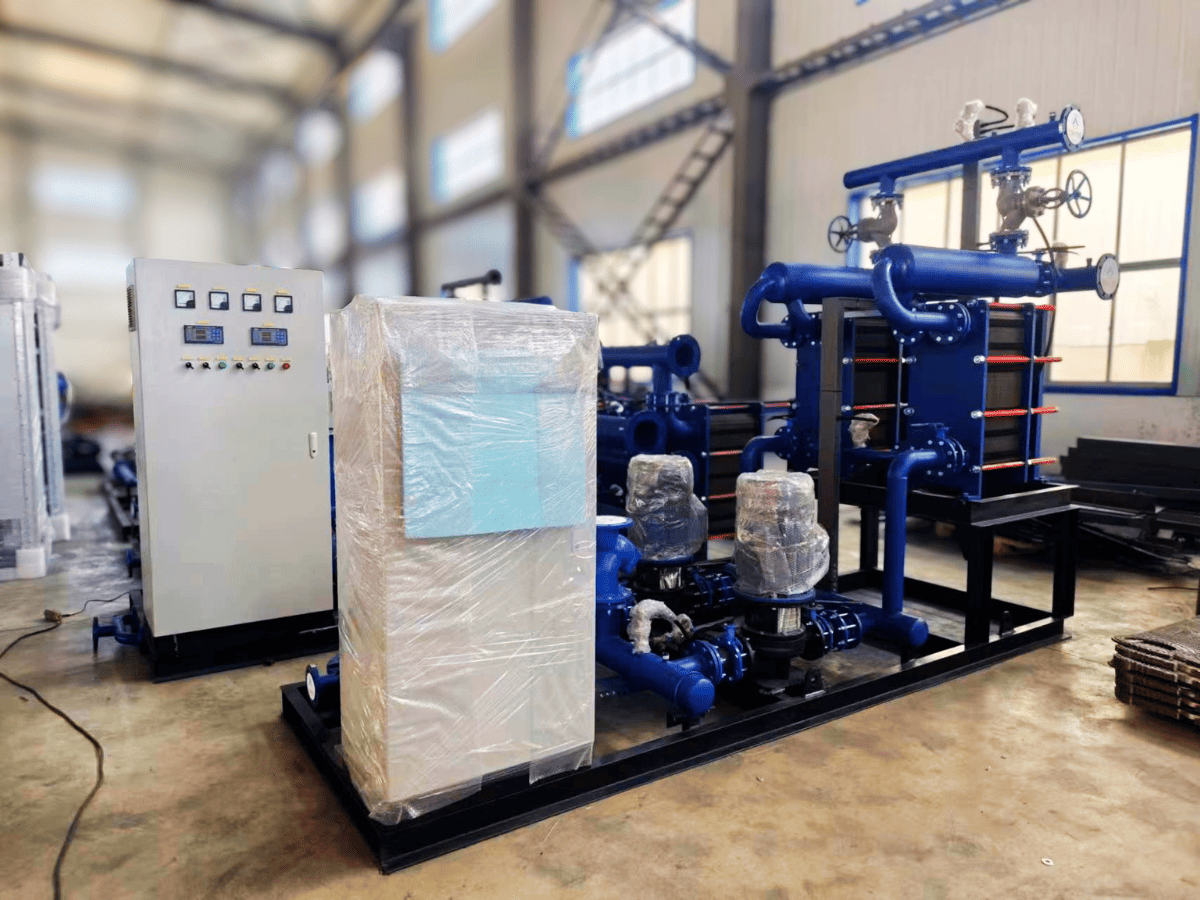 Intelligent Unattended Water-to-Water Heat Exchange Unit (HX-JZ-WQ Model)