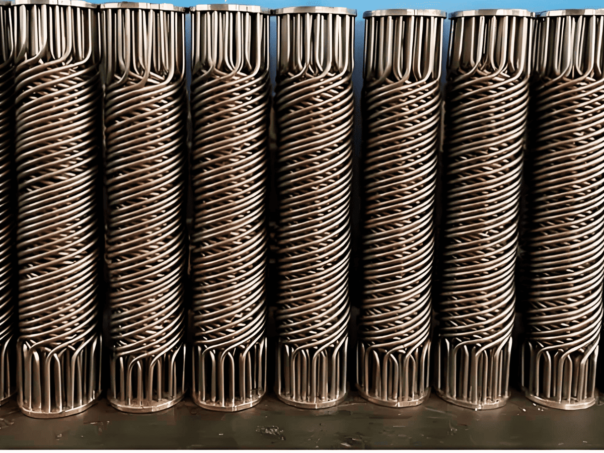 Internal Structure of Spiral Wound Heat Exchanger (Designed for 2.5MPa)