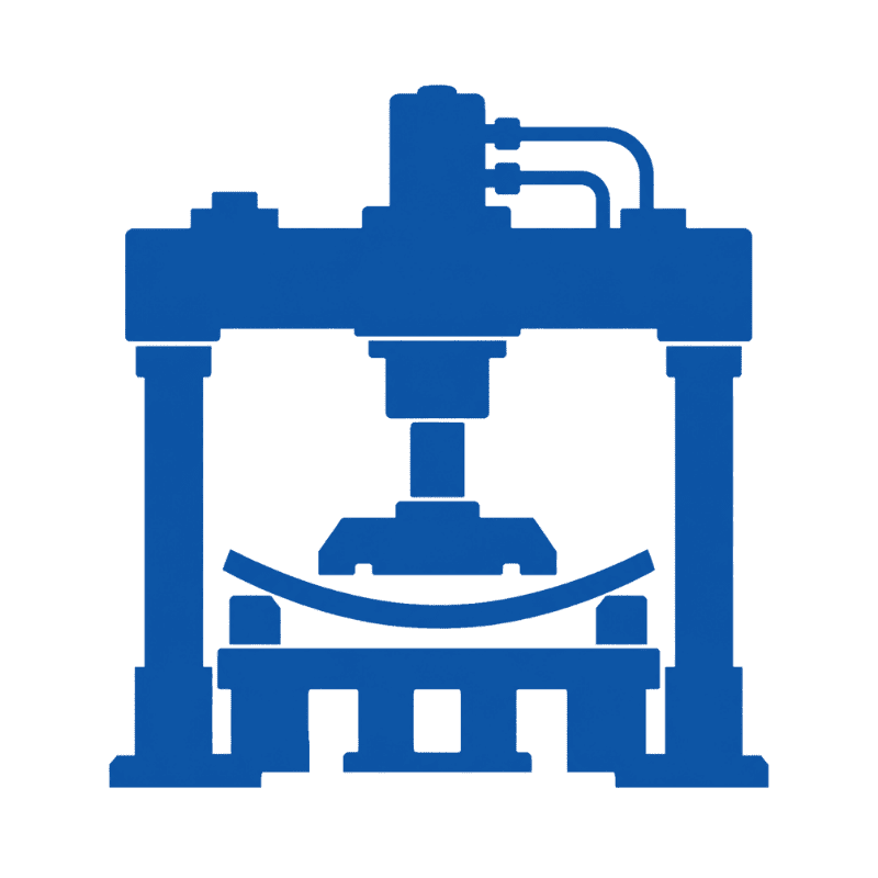 40000-ton plate forming press for heat exchanger plate production