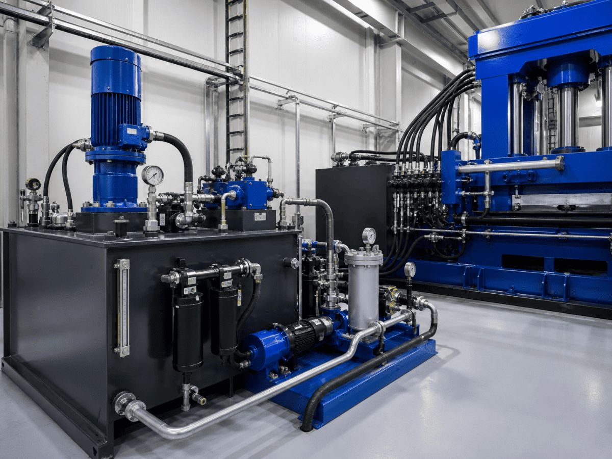 Hydraulic oil and lubricating oil cooling application scene
