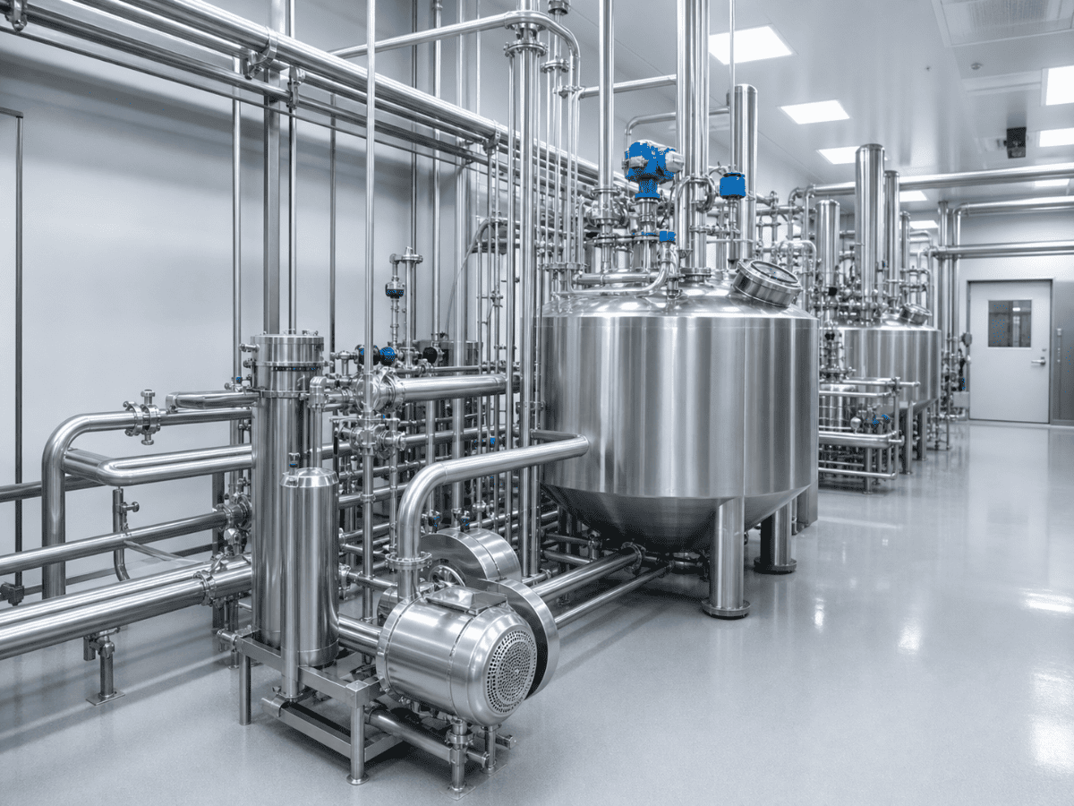 Pharmaceutical processing industry application scene