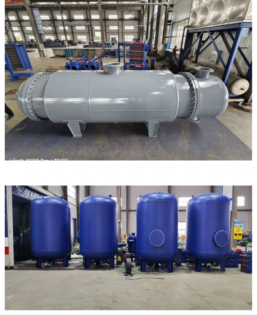 Hengxin factory product photos for heat exchanger and heat exchange system review