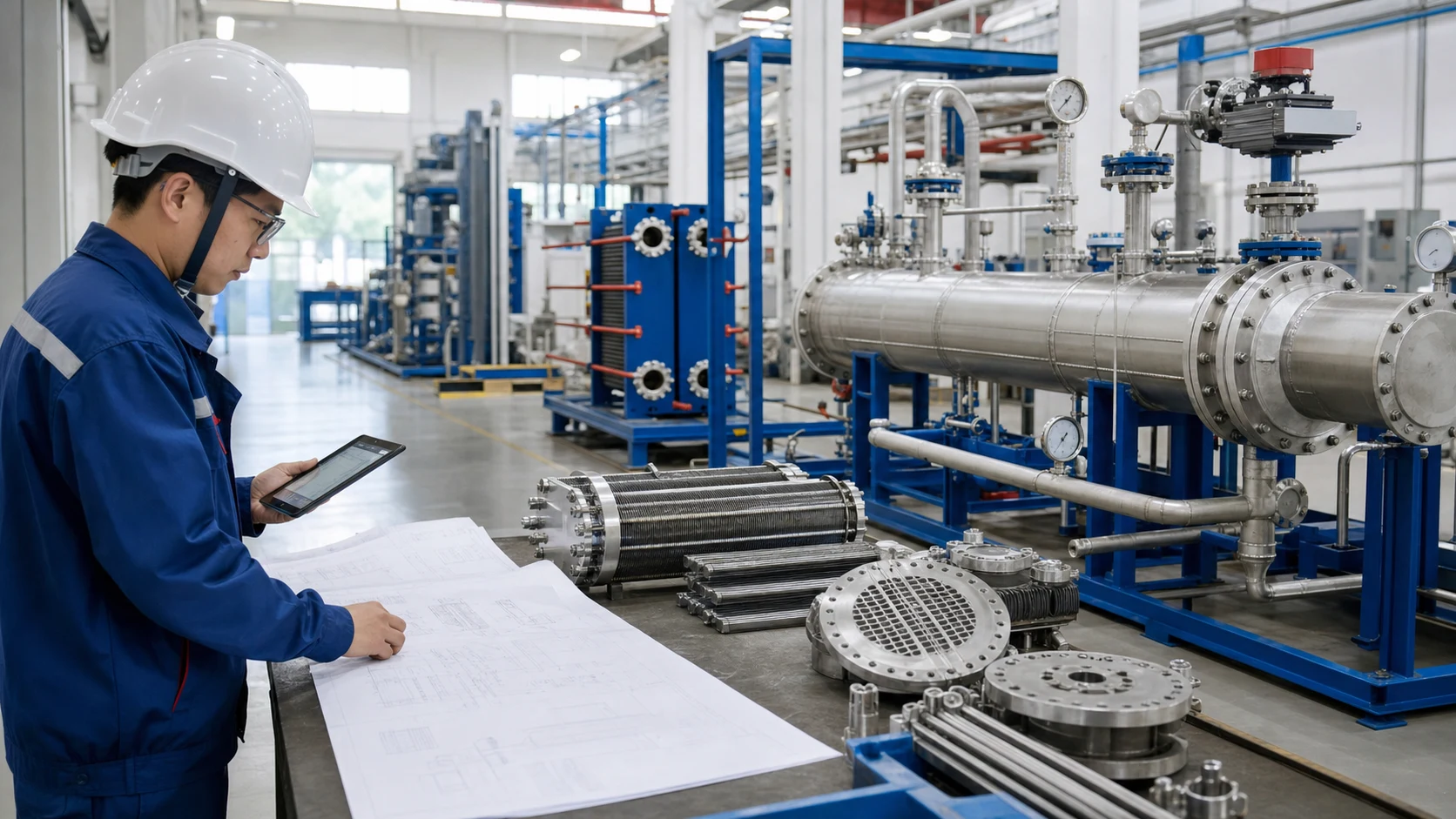 Heat exchanger manufacturing inspection and quality control