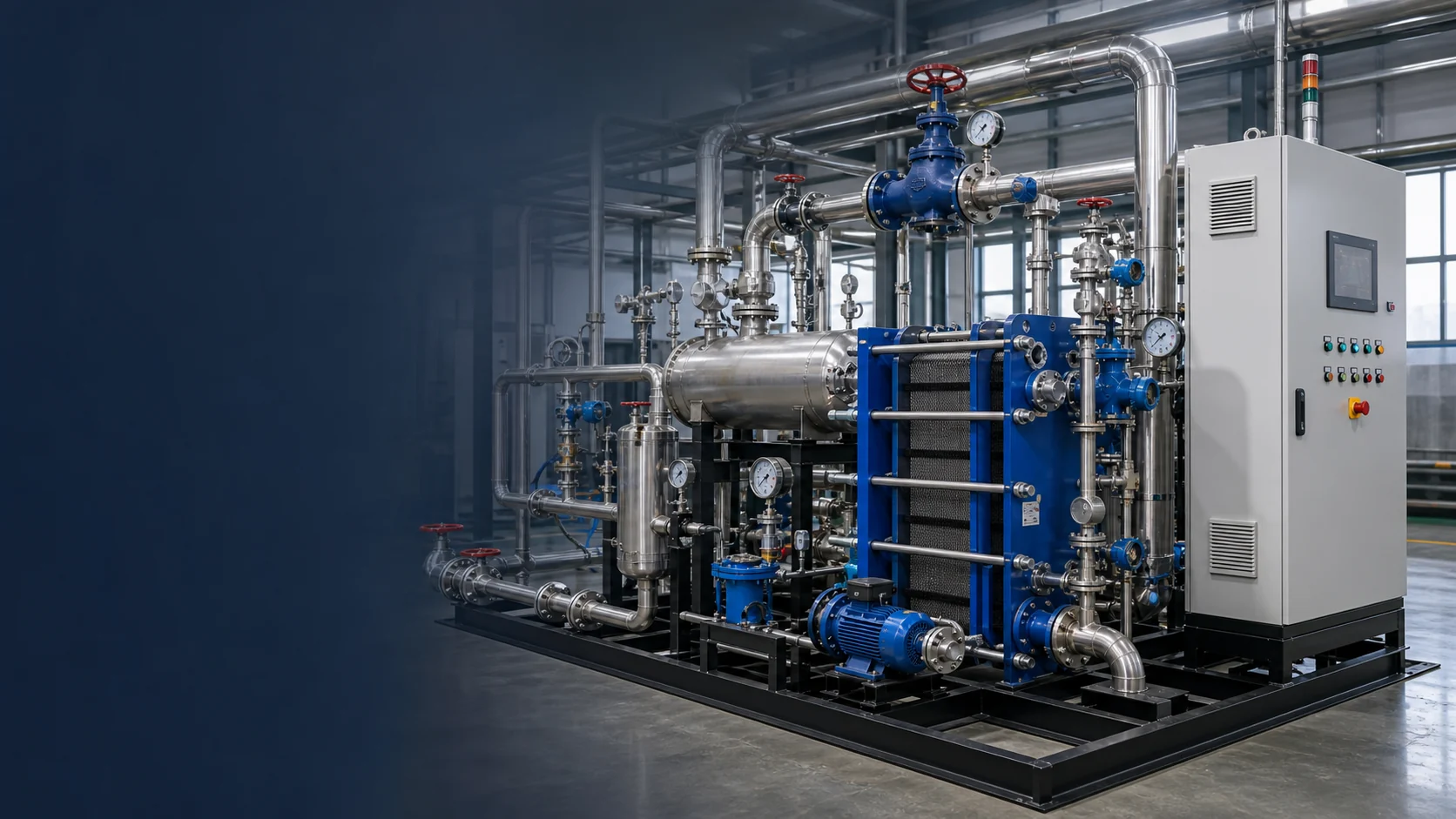 Steam-to-water heat exchange station technical article preview